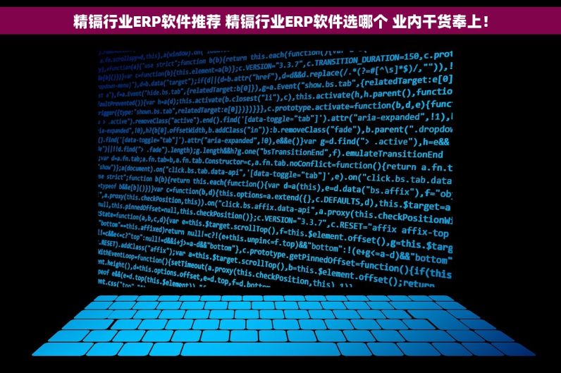 精镉行业ERP软件推荐 精镉行业ERP软件选哪个 业内干货奉上！