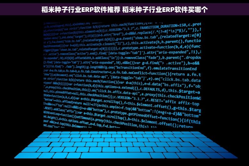 稻米种子行业ERP软件推荐 稻米种子行业ERP软件买哪个