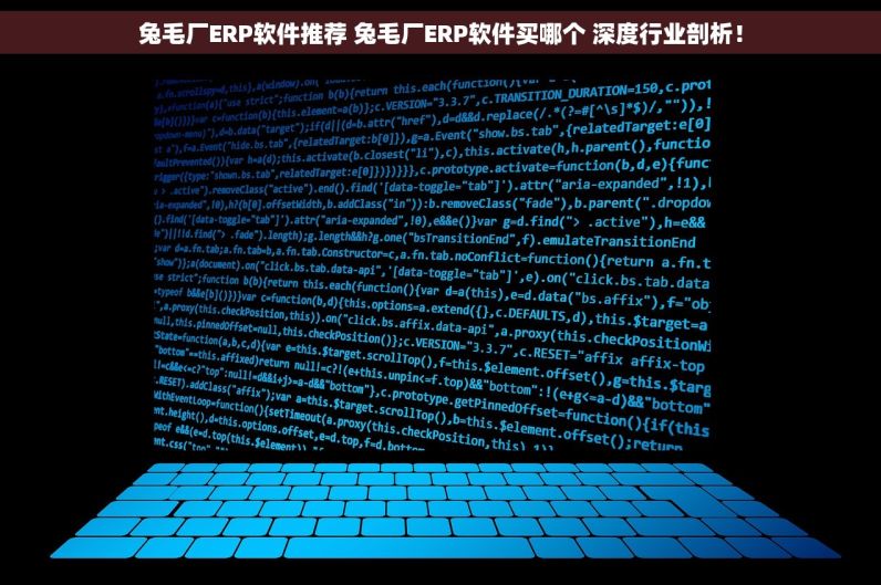 兔毛厂ERP软件推荐 兔毛厂ERP软件买哪个 深度行业剖析！