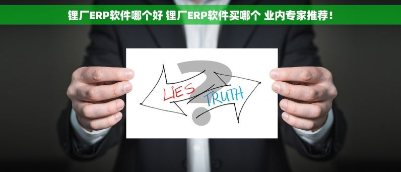 锂厂ERP软件哪个好 锂厂ERP软件买哪个 业内专家推荐！