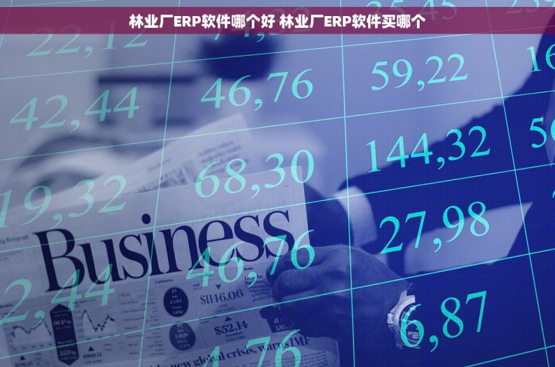 林业厂ERP软件哪个好 林业厂ERP软件买哪个