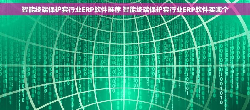 智能终端保护套行业ERP软件推荐 智能终端保护套行业ERP软件买哪个